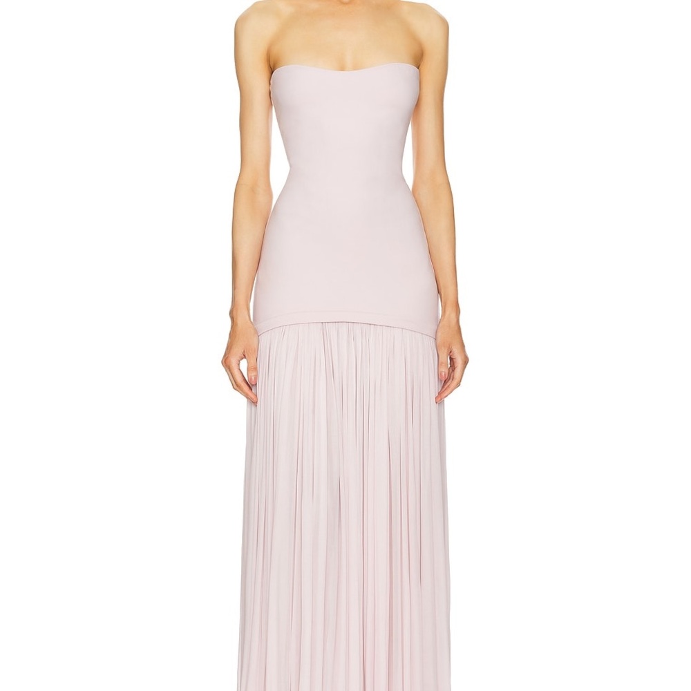 Helsa The Naomi Dress In Barely Pink